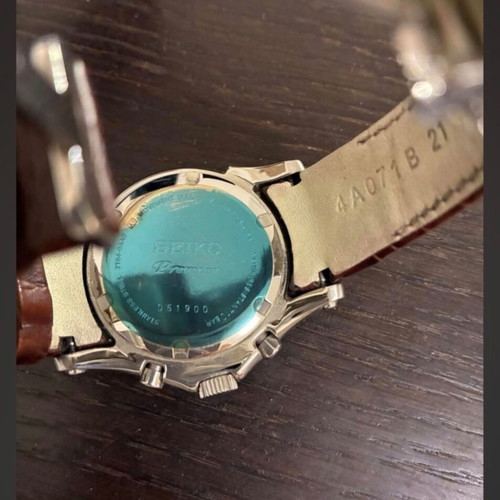 Seiko Premier Big Date Chronograph men's watch