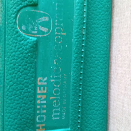 Melodica Soprano Hohner Germany like new, vintage green