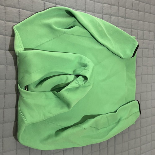 Nike Tech Fleece Hoodie lime green, like new, kids 12-13 years