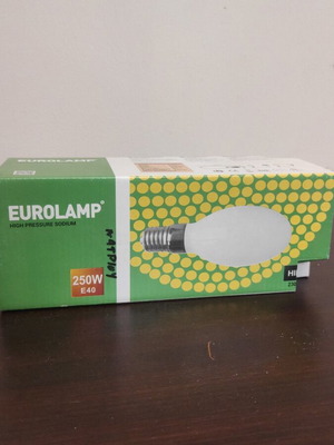 Eurolamp sodium lamp 250 Watt E40 new