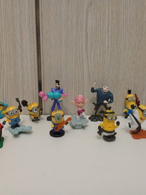 Kinder Surprise Joy Despicable Me Minions φιγούρες μεταχειρισμένες σετ