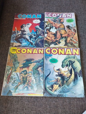 Conan comics used, set of 4 volumes 37, 40, 43, 46