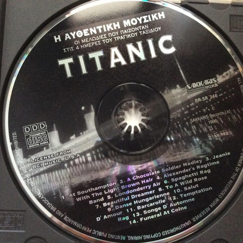 Titanic music 3 CD set near mint condition
