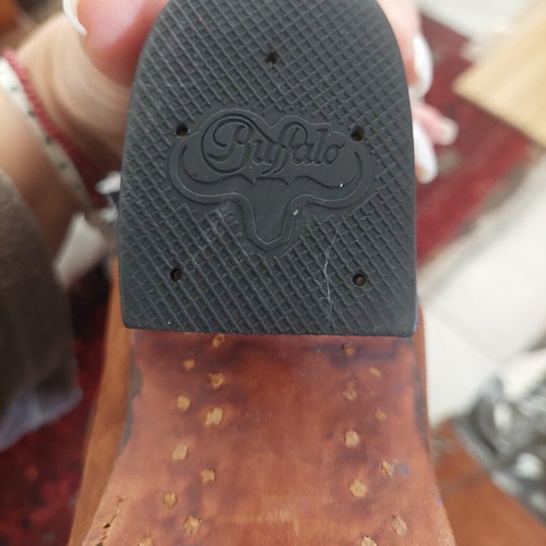 Buffalo Western Boots Flora like new, brown leather, size 38