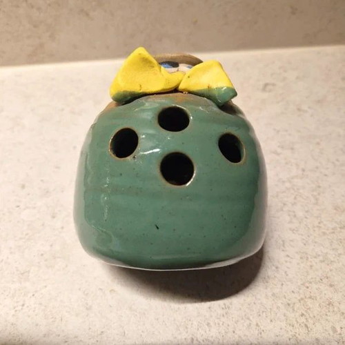 Ugly Pottery Wales Handmade Ceramic Pen Holder, Funny Pig