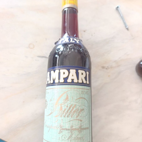 Vintage Campari Bitter bottle 1983, sealed, excellent condition