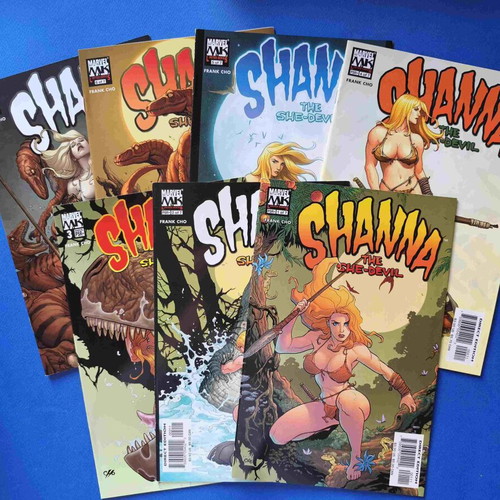 Shanna The She-Devil 1-7 Like New Complete Volume Set 2005