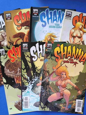 Shanna The She-Devil 1-7 Like New Complete Volume Set 2005