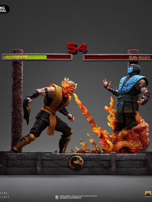 Statue Scorpion Fatality Mortal Kombat Deluxe Art Scale 1/10 Iron Studios καινούργιο