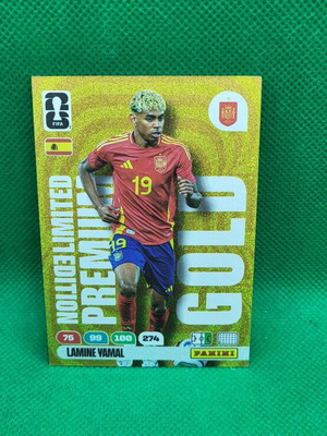 L. Yamal Gold Limited Edition Premium Κάρτα Panini FIFA World Cup 2026 καινούργια