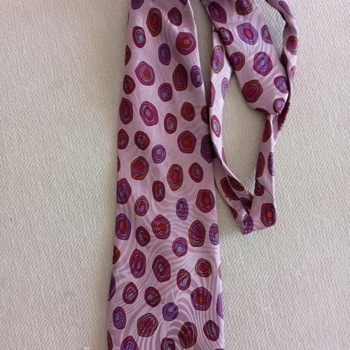 Vintage collectible silk tie like new, multicolored
