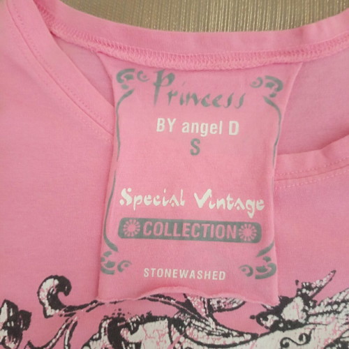 T-shirt Special Vintage Collection by angel D Princess Y2K pink used