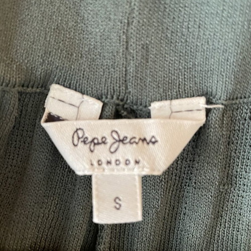 Pepe Jeans knitted pants like new, green, size S