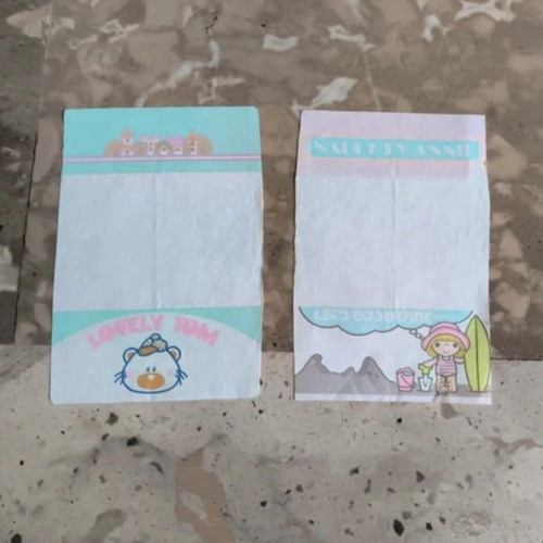 Letter Papers used, two sheets
