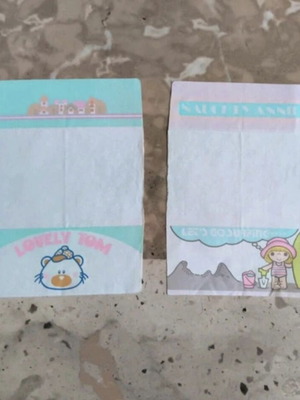 Letter Papers used, two sheets