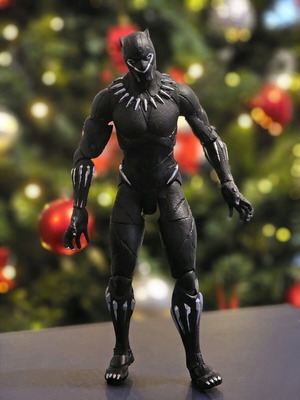 Black Panther φιγούρα μεταχειρισμένη 17 εκατοστά χωρίς βάση και κουτί