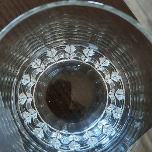 Crystal whiskey glasses like new, set of 5