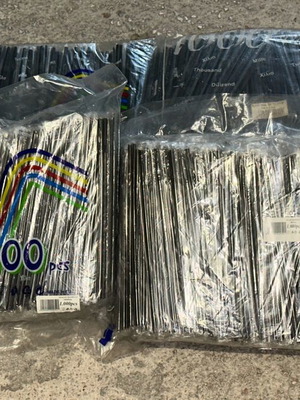 Flexies Plus σπαστά καλαμάκια, πακέτο 4000, 240 x 5 mm