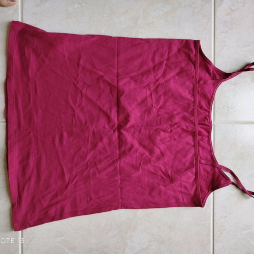 Bordeaux blouse with straps new, size M