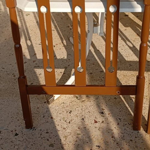 Vidage Baby Cot like new with Biocotton mattress and mosquito net