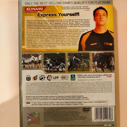 Pro Evolution Soccer 6 for PlayStation 2 used