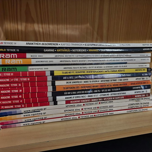 PC Master, PC World, RAM, PC Magazine, Computer for All like new issues