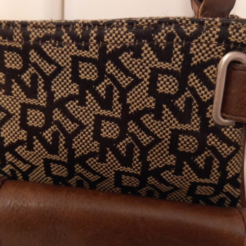 DKNY crossbody bag, beige and brown
