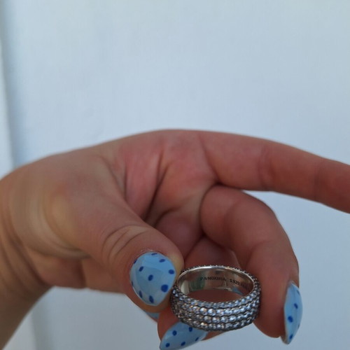 Pandora ring size 56 like new, silver