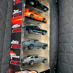Fast n furious 5αδα hot wheels αυτοκινητακια