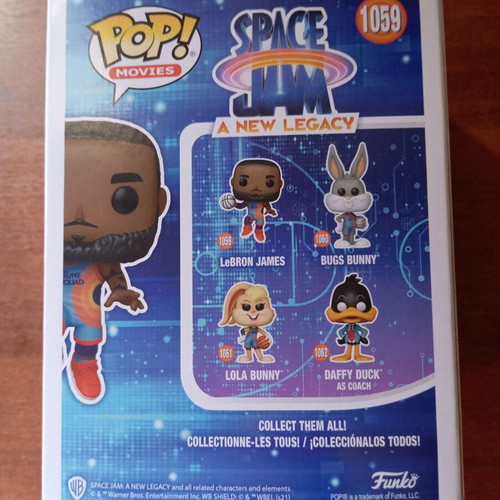 Funko Pop! Movies Space Jam LeBron James vinyl figure new