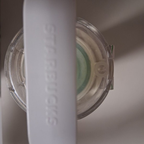 Starbucks glass water bottle used with silicone cover