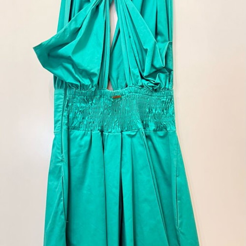 BSB green dress used, gabardine size 42