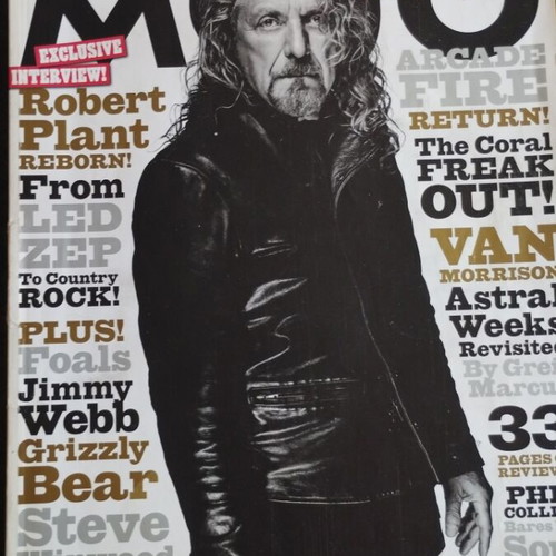 Mojo Magazine #202 used, Robert Plant cover September 2010