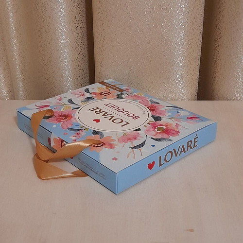 Tea storage box like new, cardboard