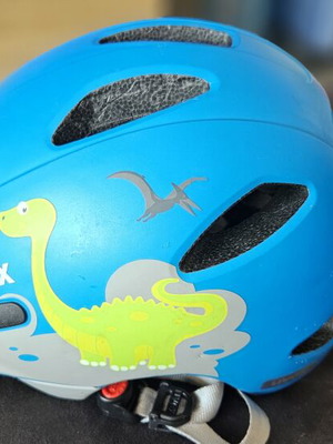 Uvex Kids Helmet 45-50cm Like New, Dinosaur Design