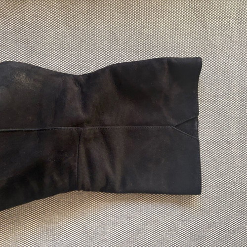 Gianni Del Prete leather suede boots like new black size 39