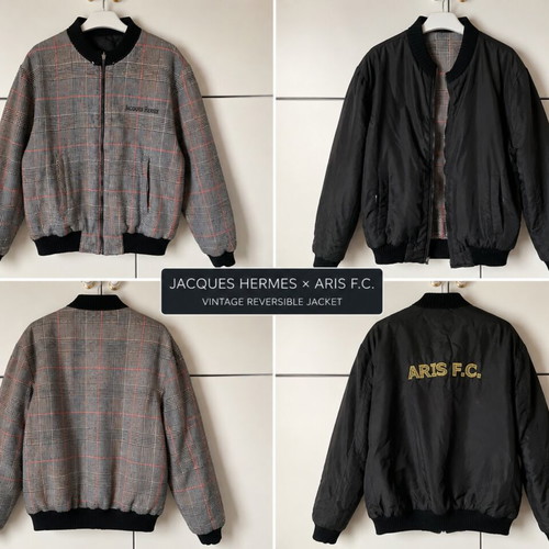Jacques Hermes × ARIS F.C. vintage reversible jacket like new