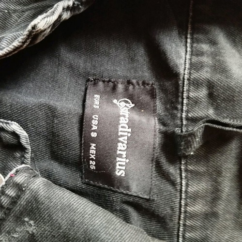 Stradivarius jacket used, size small, black and white