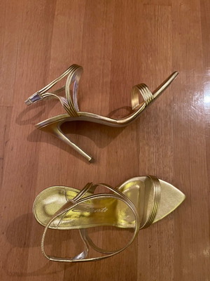 Sante women's gold sandals new, size 41