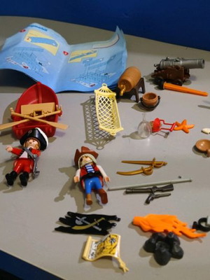 Playmobil 4156 πειρατές μεταχειρισμένοι με ελλείψεις