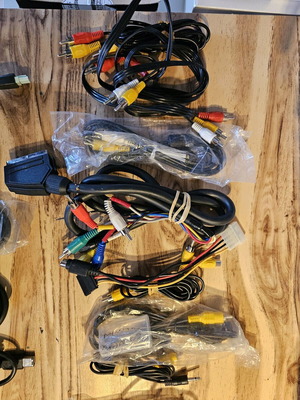 Computer cables and Microsoft wireless headset new