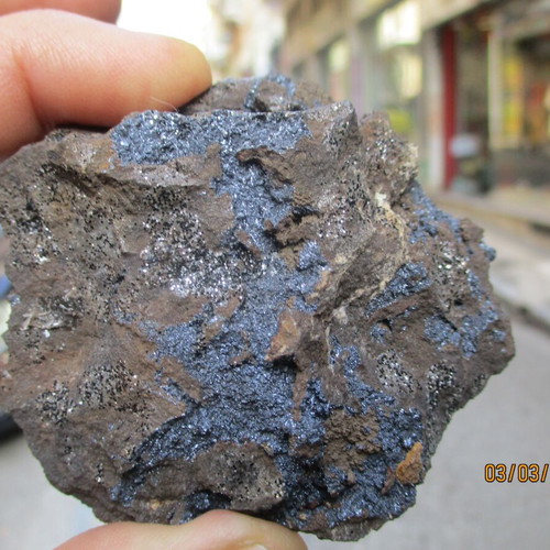Chalcanthite and Hematite Mineral new, size 6 centimeters