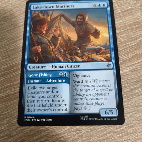 Lake-town Mariners // Gone Fishing Magic the Gathering card
