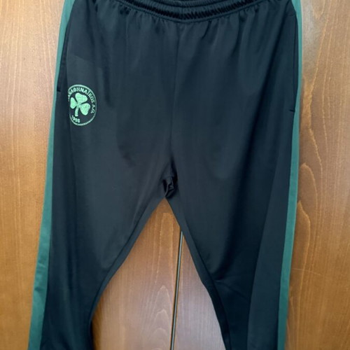 Panathinaikos tracksuit pants XL used, polyester, zipper