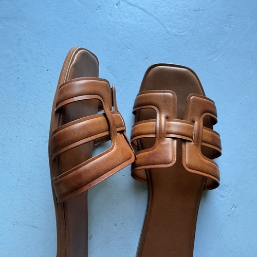 H&M Brown Square Sandals size 38 like new