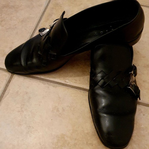 Cesare Paciotti men's dress shoes like new, size 43, black