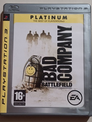 Battlefield Bad Company PS3 game Platinum Edition like new
