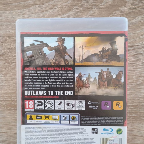 Red Dead Redemption PS3 like new, unused