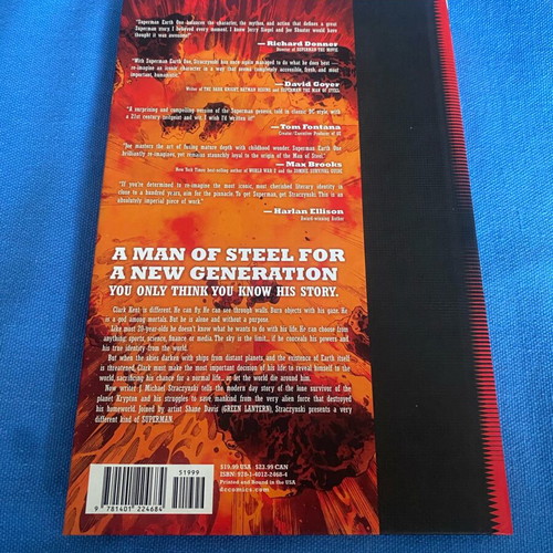 Superman Earth One Volume 1 Hardcover like new
