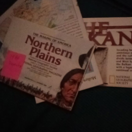 National Geographic maps set like new, pack of 4